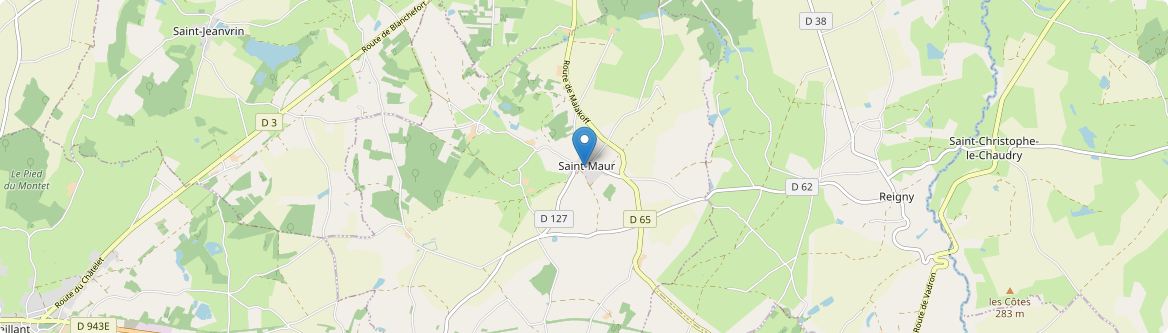 Saint-Maur - Carte