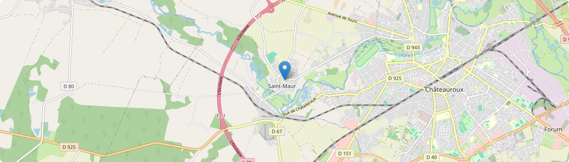 Saint-Maur - Carte