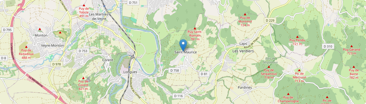 Saint-Maurice - Carte