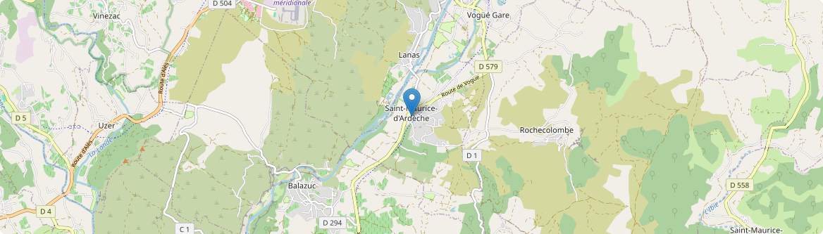Saint-Maurice-d'Ardèche - Carte
