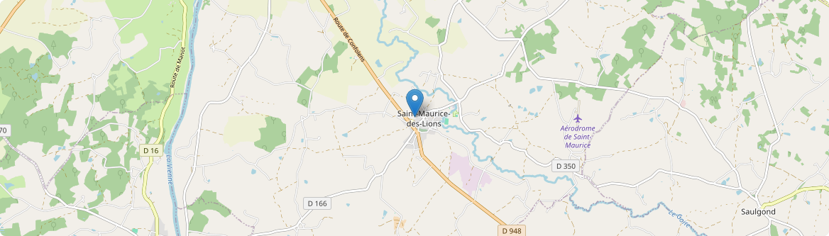 Saint-Maurice-des-Lions - Carte