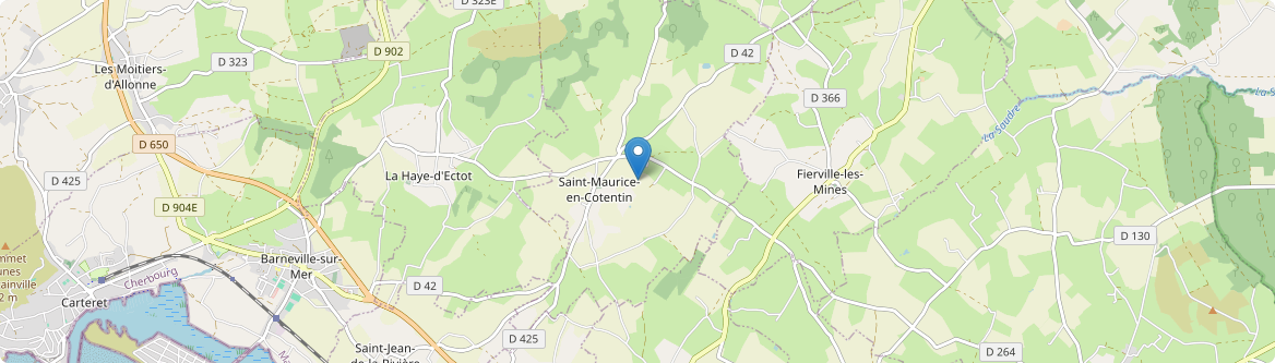 Saint-Maurice-en-Cotentin - Carte