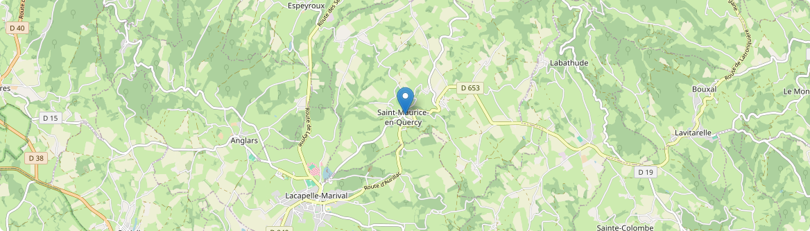 Saint-Maurice-en-Quercy - Carte