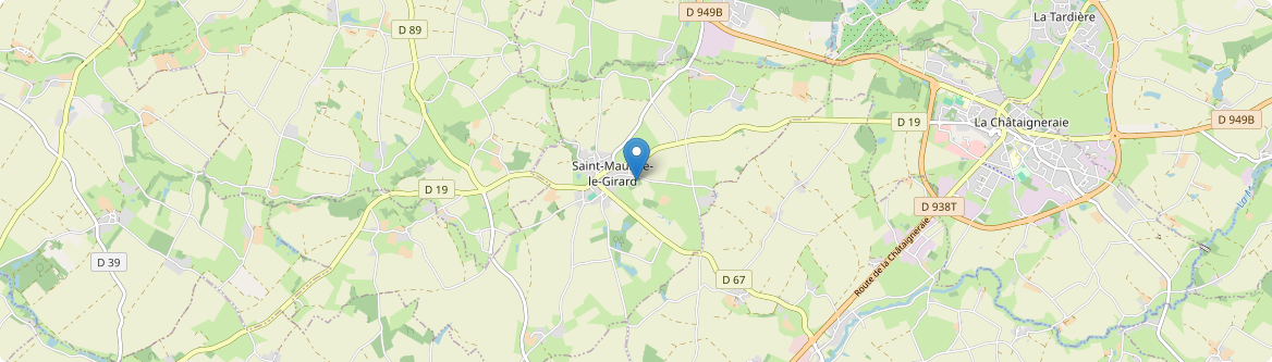 Saint-Maurice-le-Girard - Carte