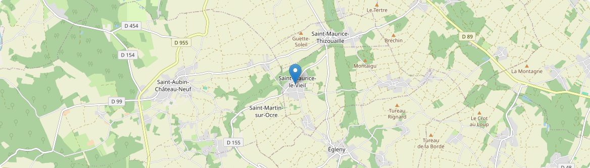 Saint-Maurice-le-Vieil - Carte