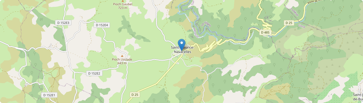 Saint-Maurice-Navacelles - Carte
