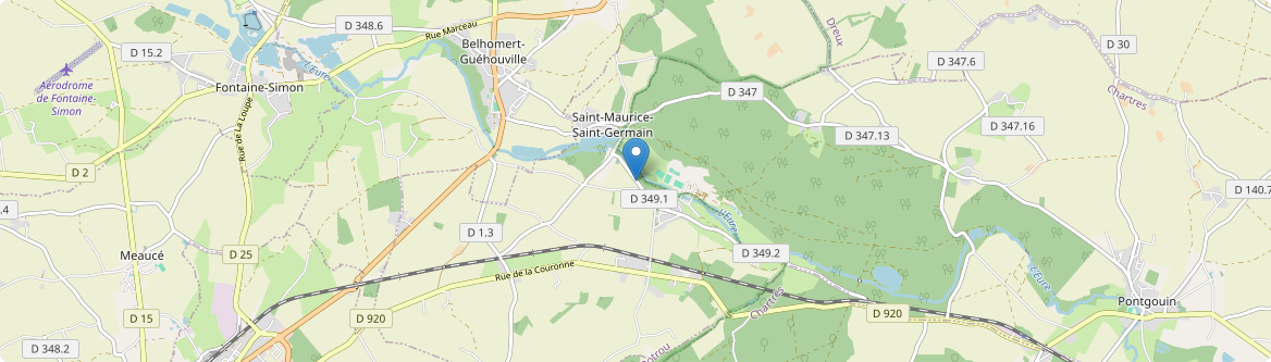Saint-Maurice-Saint-Germain - Carte