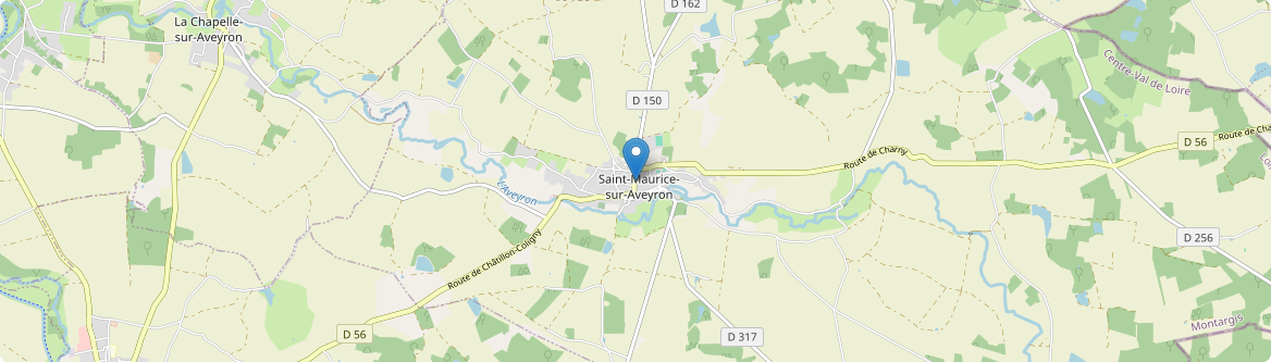 Saint-Maurice-sur-Aveyron - Carte