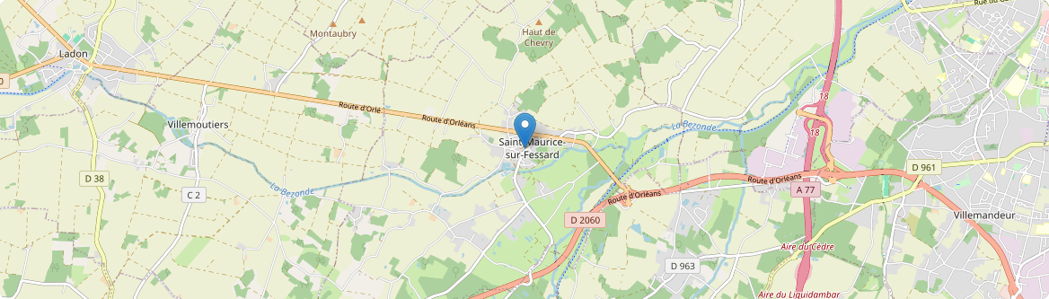 Saint-Maurice-sur-Fessard - Carte