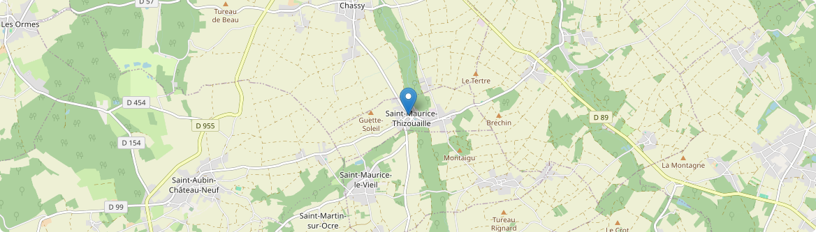 Saint-Maurice-Thizouaille - Carte