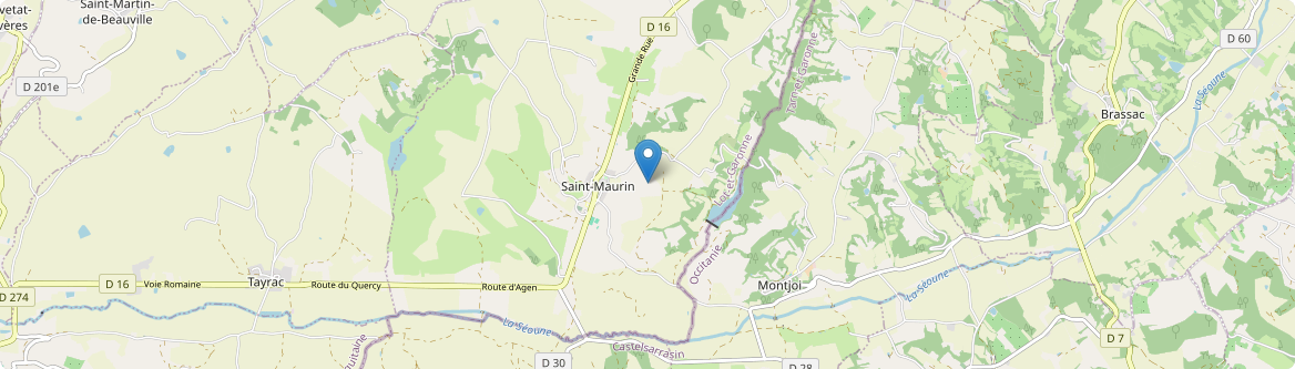Saint-Maurin - Carte