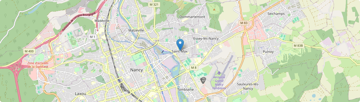 Saint-Max - Carte