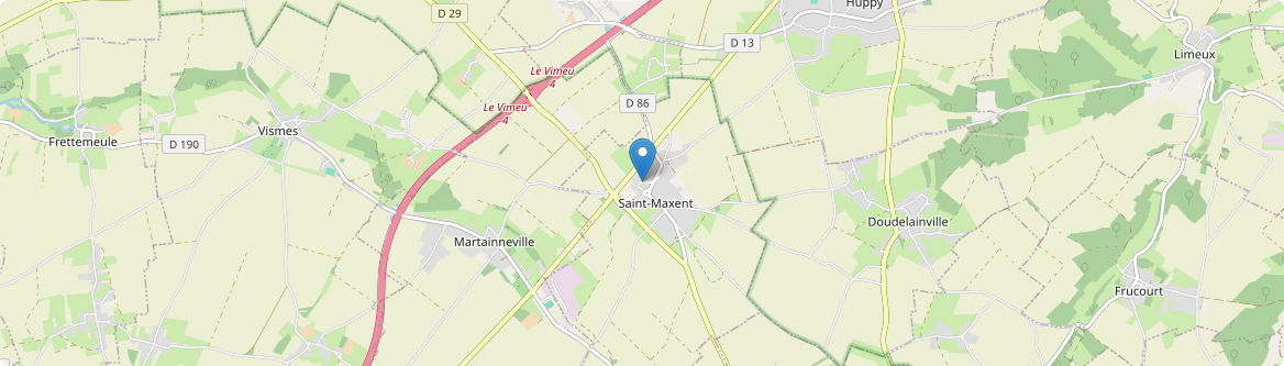 Saint-Maxent - Carte