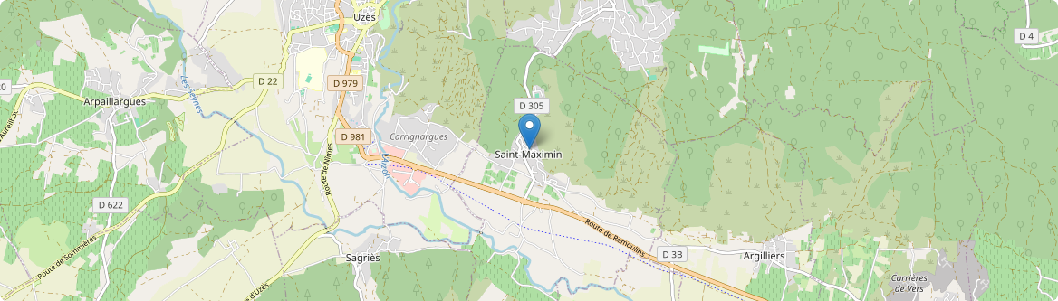 Saint-Maximin - Carte