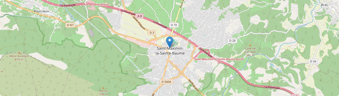 Saint-Maximin-la-Sainte-Baume - Carte