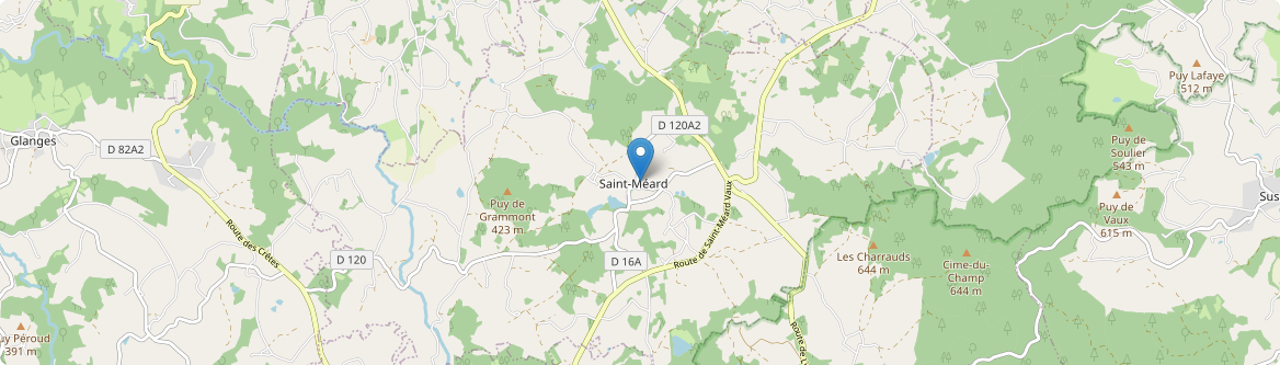 Saint-Méard - Carte