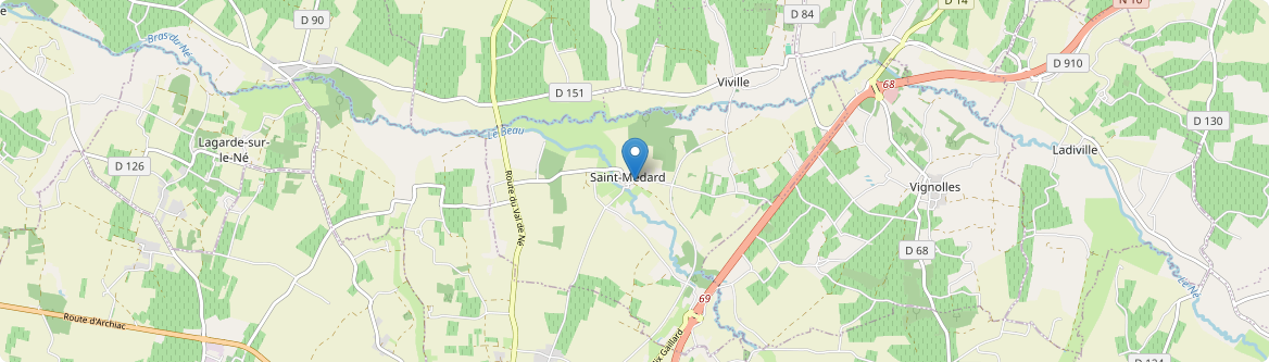 Saint-Médard - Carte