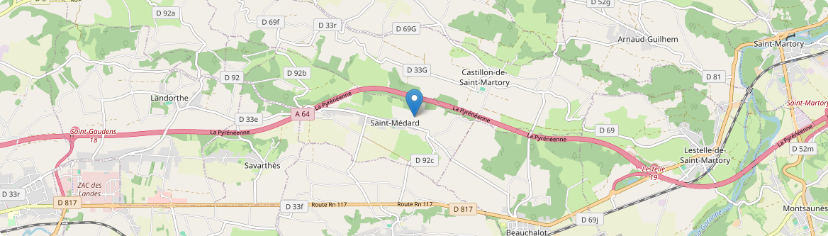 Saint-Médard - Carte