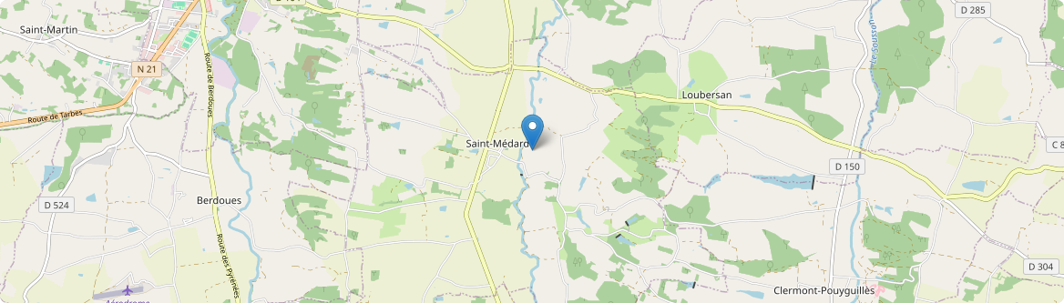 Saint-Médard - Carte
