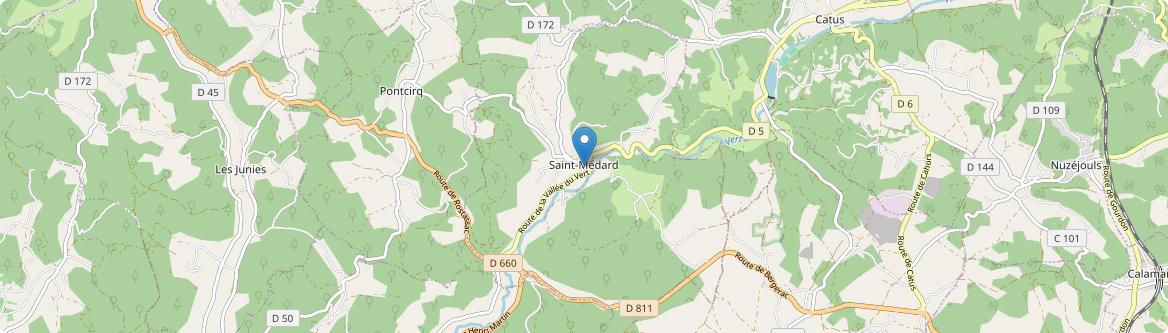 Saint-Médard - Carte