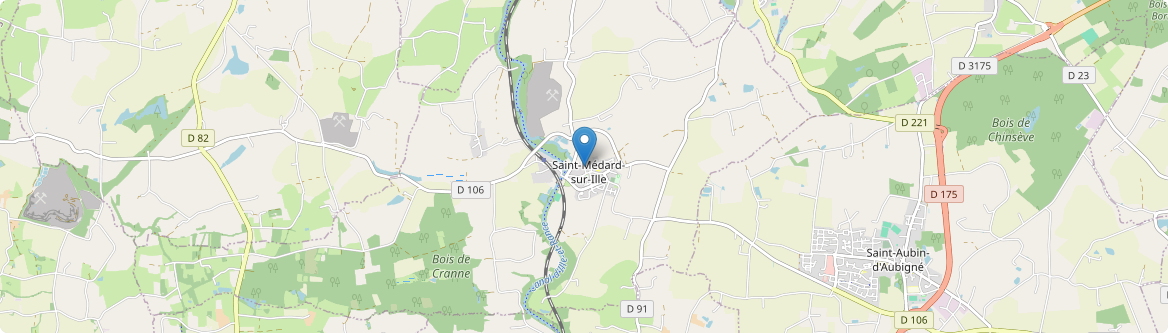 Saint-Médard-sur-Ille - Carte
