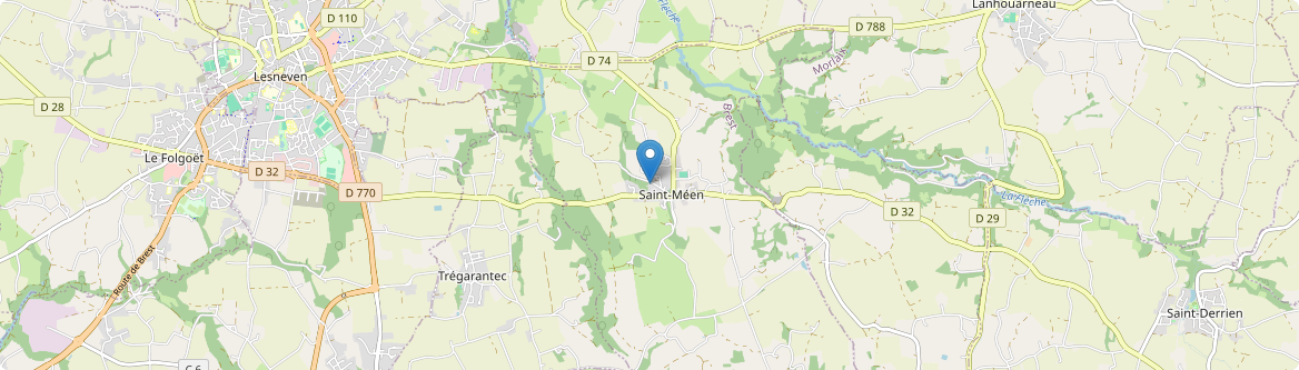 Saint-Méen - Carte