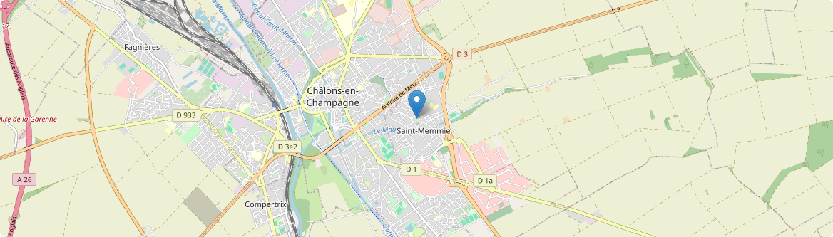Saint-Memmie - Carte