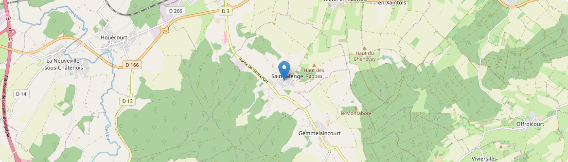 Saint-Menge - Carte
