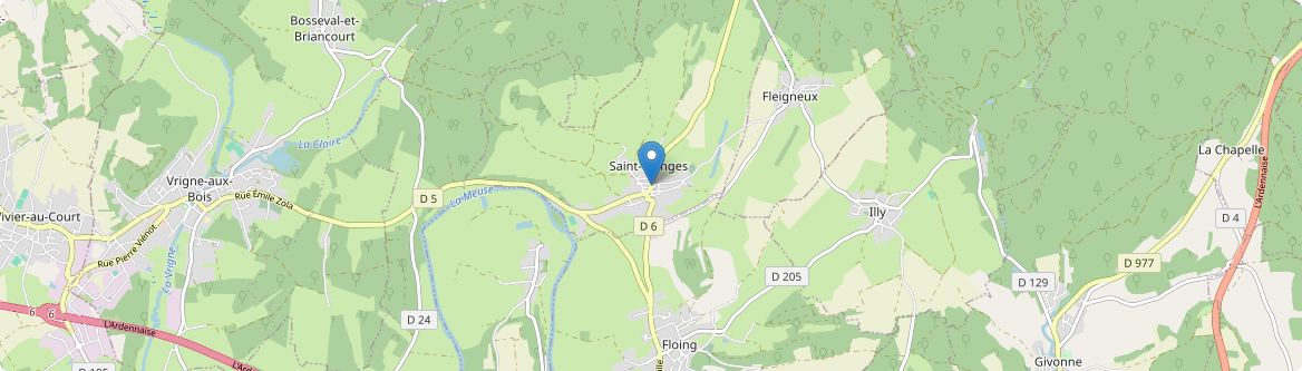 Saint-Menges - Carte
