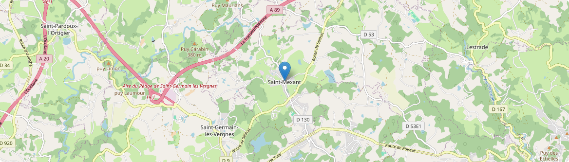 Saint-Mexant - Carte