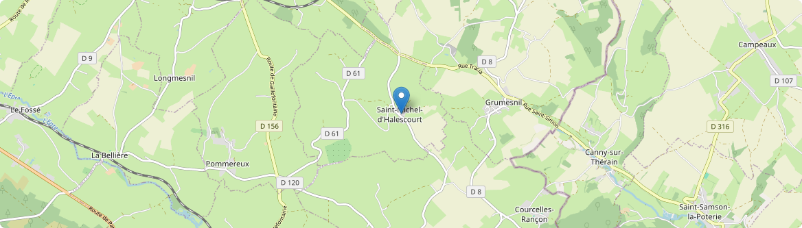 Saint-Michel-d'Halescourt - Carte