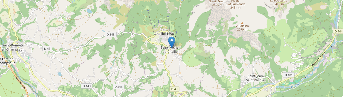 Saint-Michel-de-Chaillol - Carte