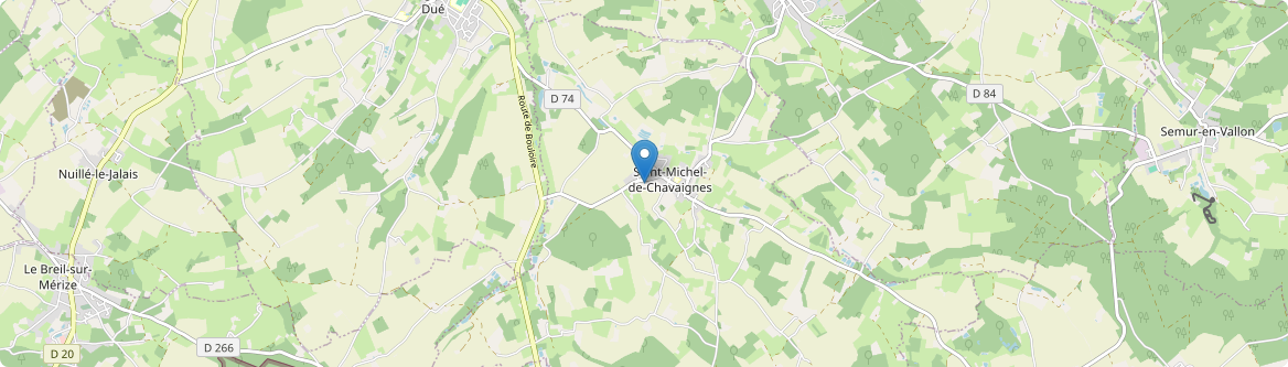 Saint-Michel-de-Chavaignes - Carte