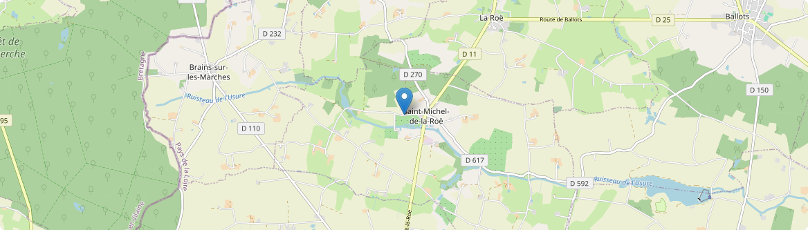 Saint-Michel-de-la-Roë - Carte
