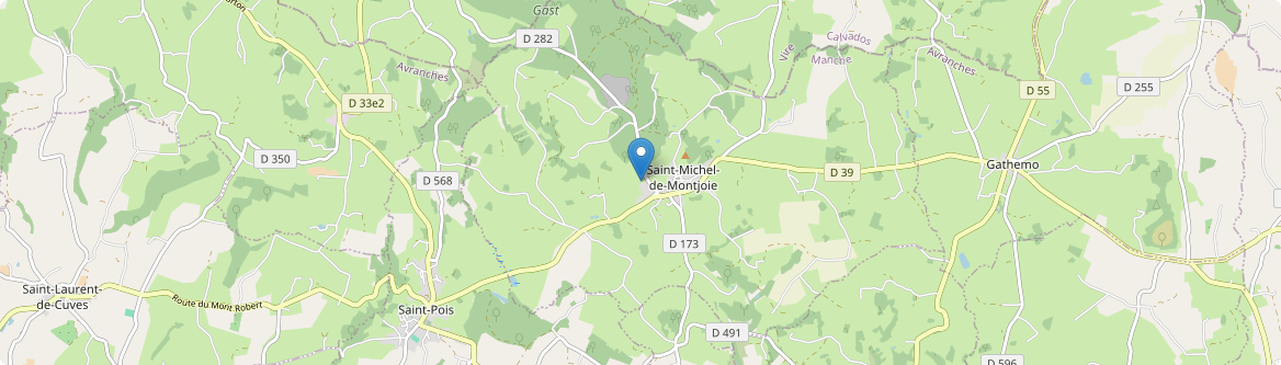 Saint-Michel-de-Montjoie - Carte