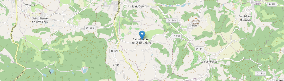 Saint-Michel-de-Saint-Geoirs - Carte