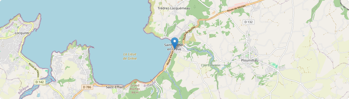 Saint-Michel-en-Grève - Carte