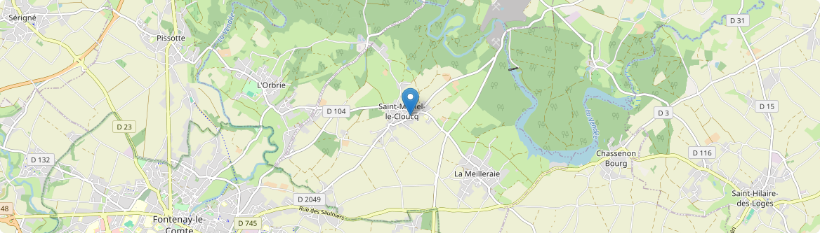 Saint-Michel-le-Cloucq - Carte