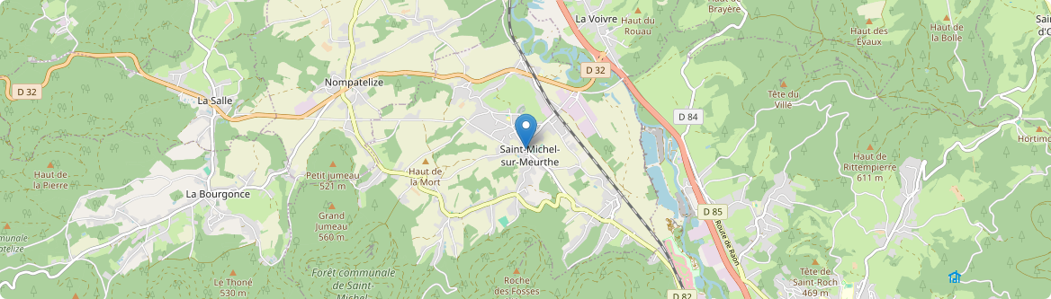 Saint-Michel-sur-Meurthe - Carte