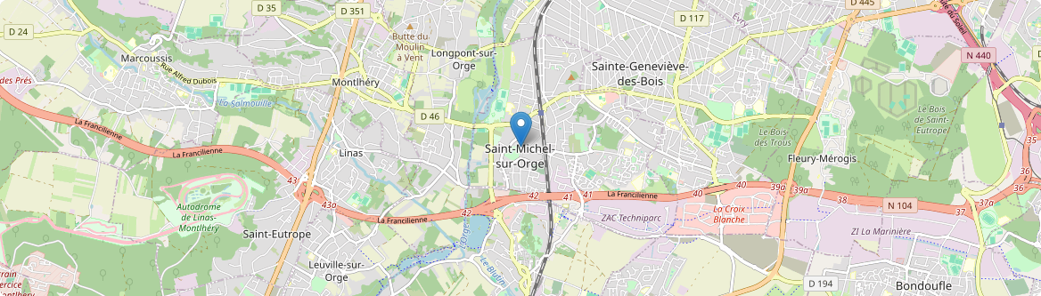 Saint-Michel-sur-Orge - Carte