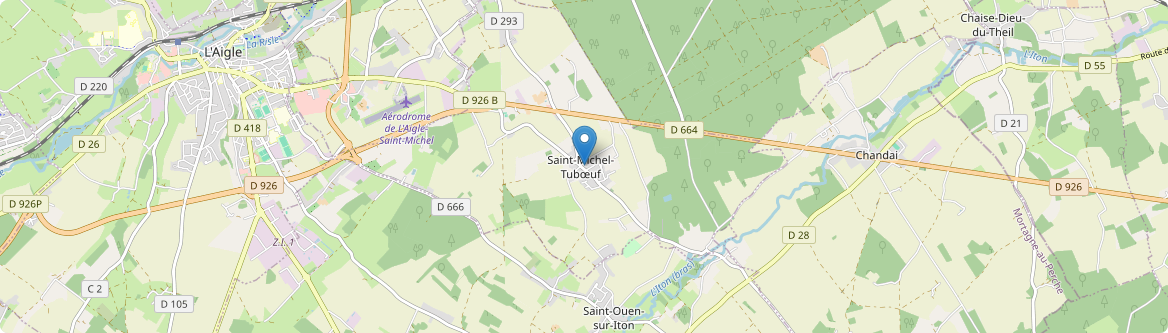Saint-Michel-Tubœuf - Carte
