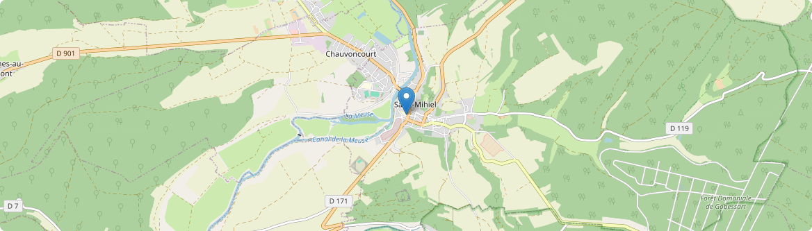 Saint-Mihiel - Carte