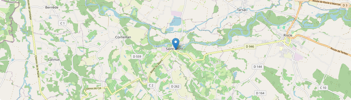 Saint-Mont - Carte