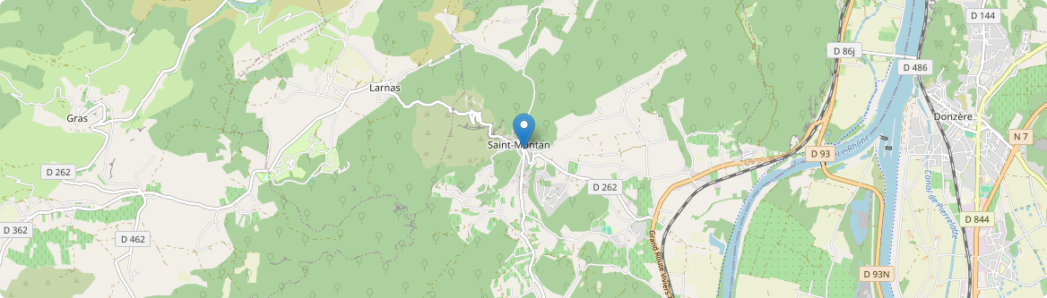 Saint-Montan - Carte