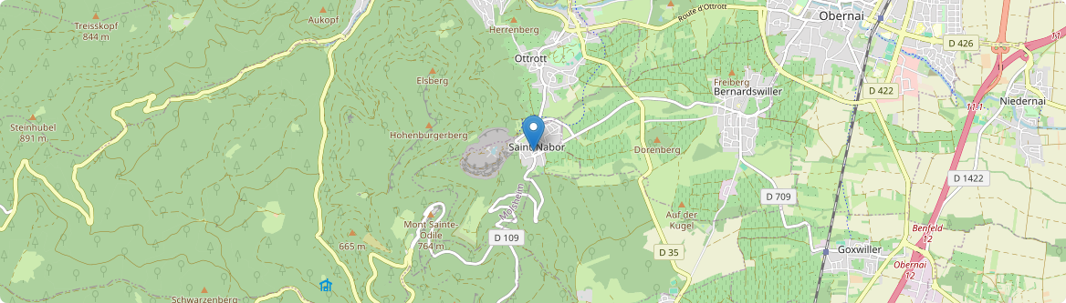 Saint-Nabor - Carte