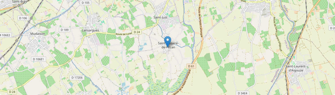 Saint-Nazaire-de-Pézan - Carte