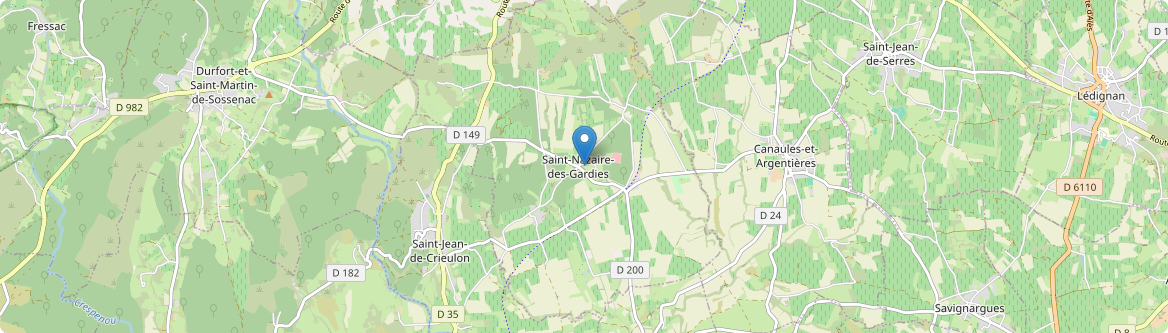 Saint-Nazaire-des-Gardies - Carte