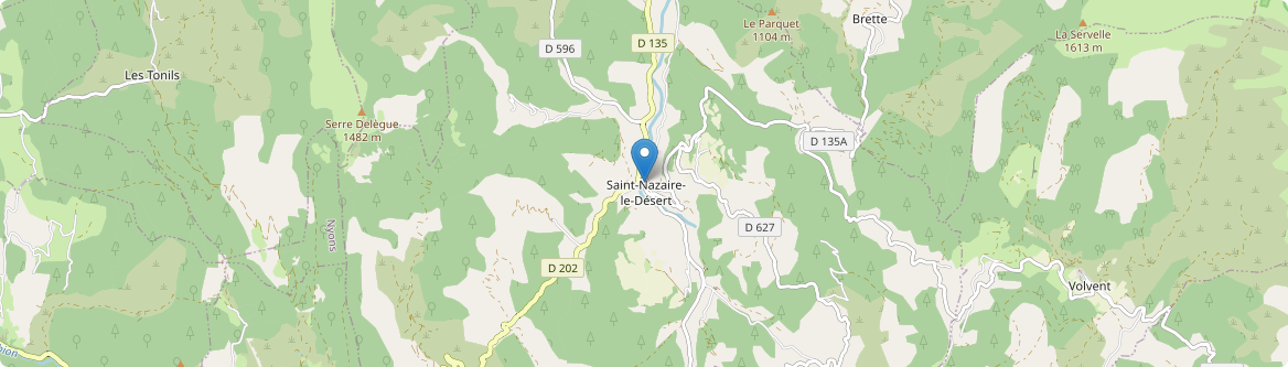 Saint-Nazaire-le-Désert - Carte