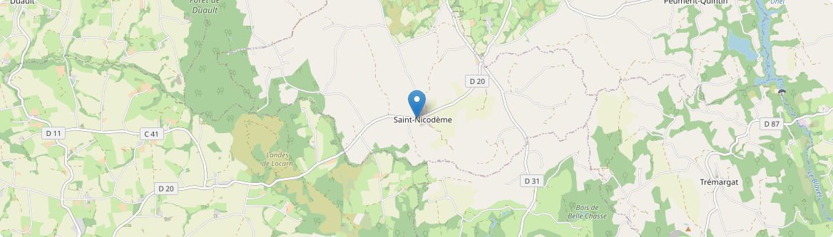 Saint-Nicodème - Carte