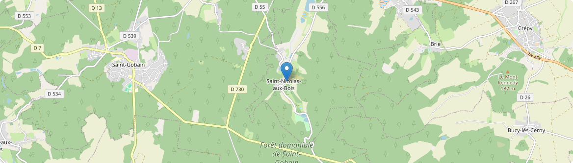Saint-Nicolas-aux-Bois - Carte